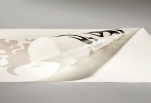 Application tape trasparente