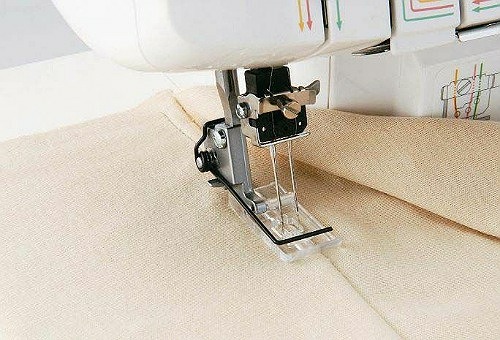 2 Piedini Per Orlo Invisibile Per Macchine Da Cucire Domestiche: Compatibili Singer, Brother, Janome, Guida Metallica Regolabile Per Cuciture Perfette