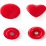 Prym 393338 bottoni a pressione color snap collezione prym love rosso