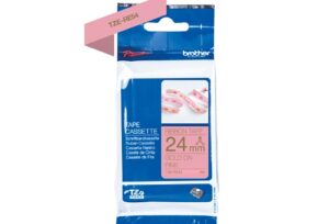 Nastro raso compatibile con tutti i modelli ptouch brother – rosa