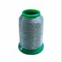 Filato laminato isacord 1000mt 9950 - verde con sfumature argento