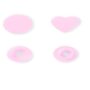 Prym 393318 bottoni a pressione color snap collezione prym love rosa chiaro