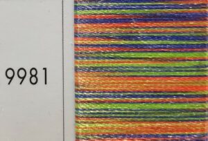 Isacord multicolor 1000mt col. 9981