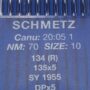 Aghi schmetz 134r 70