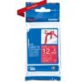 Nastro raso compatibile con tutti i modelli ptouch brother - rosso