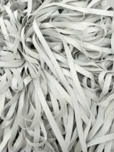 Elastico piatto 7mm bianco