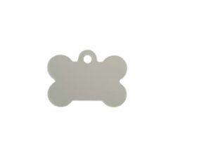 targhetta osso per animali  in alluminio sublimabile