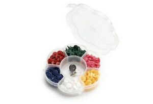 Prym love snap mini scatola 6 colori + set di attrezzi 72pz, multi, taglia unica