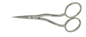 Forbici rasafilo RICAMO MANICI PIEGATI – nichelata – cm .10
