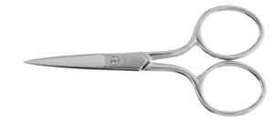 Forbici rasafilo FORBICE RICAMO – anello largo tutta nichelata – poll. 3,5-4-4,5