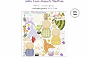 Felt-011 Pannello gnomi spring