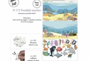 P-173 Pannello Libro Fondale Marino