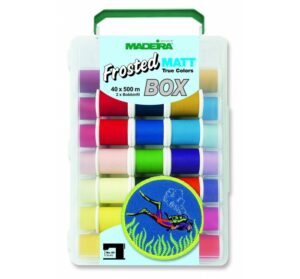 Box 40 filati da ricamo extra opachi FrostedMatt no. 40