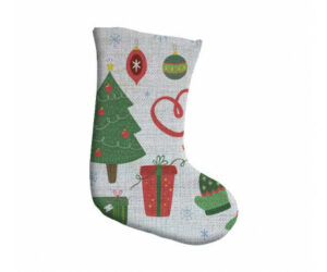 CALZA BEFANA IN CANVAS SUBLIMABILE 18X35CM
