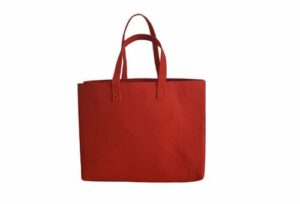 Borsa Feltro 42x33x19 Rossa