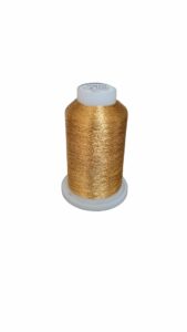 Spole da ricamo Metal Maffei oro M10  1000 metri