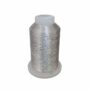 Spole da ricamo Metal Maffei argento M02  1000 metri