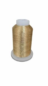 Spole da ricamo Metal Maffei oro M04  1000 metri