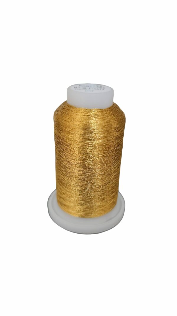 Spole da ricamo Metal Maffei oro M07  1000 metri