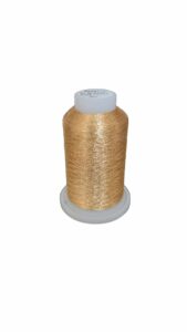 Spole da ricamo Metal Maffei oro M09  1000 metri