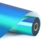 LOKLiK Adesivo Permanente Vinile Olografico - Aqua Blue - 30,5 x 90 cm