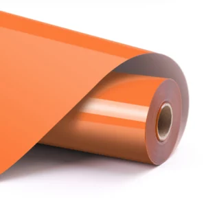 LOKLiK Vinile a trasferimento termico Basic – Arancione – 30,5 x 180 cm