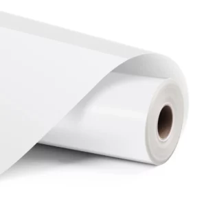 LOKLiK Vinile Adesivo Permanente Opaco 12 m – Bianco – 30,5 x 1200 cm