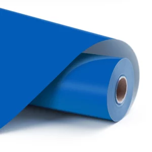 LOKLiK Vinile Adesivo Permanente Opaco – Blu – 30,5 x 180 cm