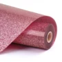 LOKLiK Glitter in vinile a trasferimento termico - Rosa - 30,5 x 90 cm