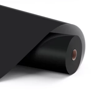 LOKLiK Vinile Adesivo Permanente Opaco 12 m – Nero – 30,5 x 1200 cm