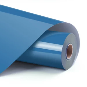 LOKLiK Vinile a trasferimento termico Basic – Ocean blue – 30,5 x 180 cm