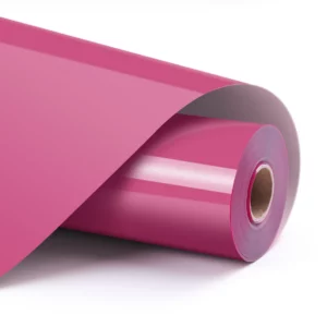 LOKLiK Vinile a trasferimento termico Basic – Rosa – 30,5 x 180 cm