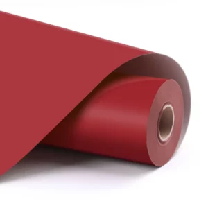 LOKLiK Vinile Adesivo Permanente Opaco – Rosso – 30,5 x 180 cm