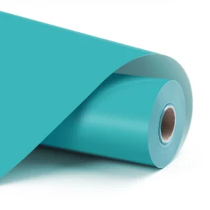 LOKLiK Vinile Adesivo Permanente Opaco – Blu Tiffany – 30,5 x 180 cm