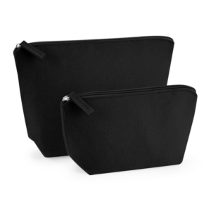 Pochette in feltro Nera  misura grande 19x18x9