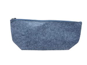 Pochette in feltro Grigio Melange misura grande 38x17x12