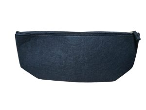 Pochette in feltro Grigio Nera misura grande 38x17x12